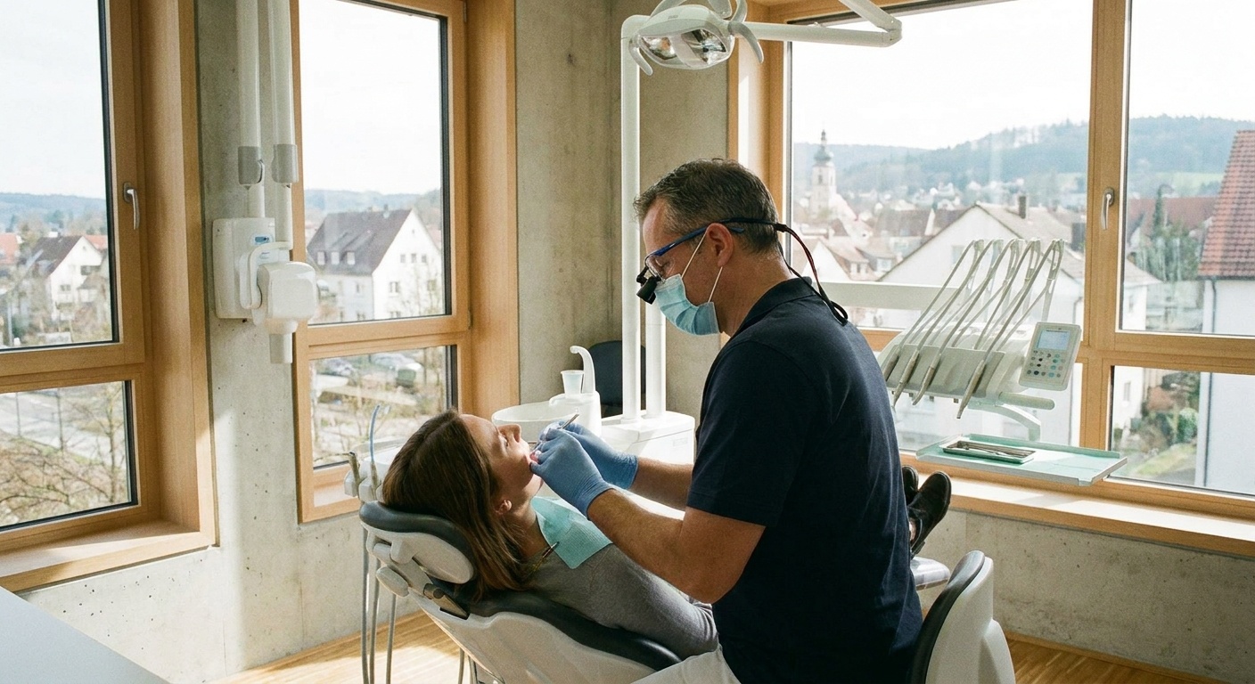 Zahnmedizinische Behandlung im Rahmen einer Implantatversorgung